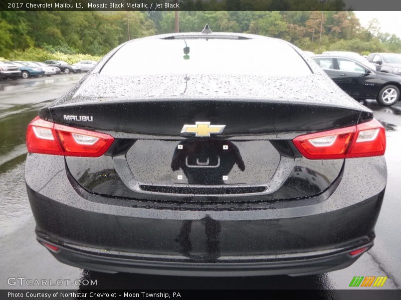 Mosaic Black Metallic / Jet Black 2017 Chevrolet Malibu LS