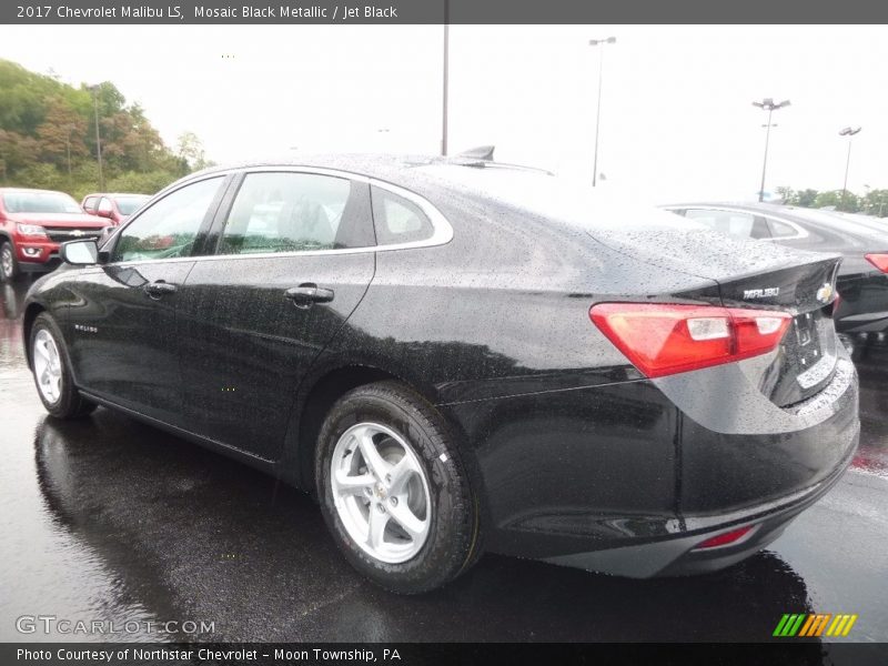 Mosaic Black Metallic / Jet Black 2017 Chevrolet Malibu LS