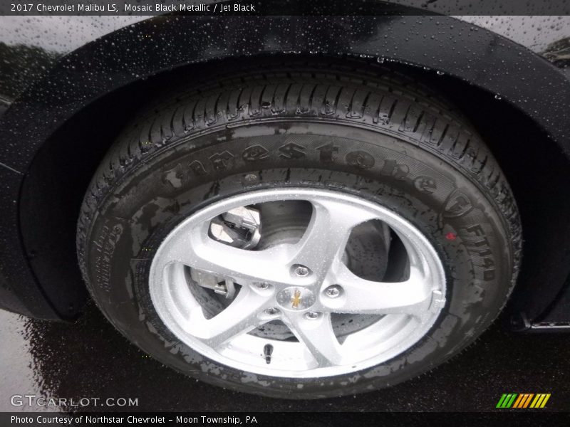 Mosaic Black Metallic / Jet Black 2017 Chevrolet Malibu LS