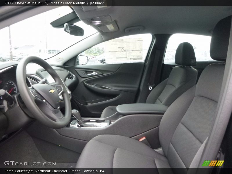 Mosaic Black Metallic / Jet Black 2017 Chevrolet Malibu LS