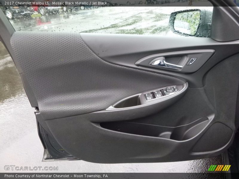 Mosaic Black Metallic / Jet Black 2017 Chevrolet Malibu LS