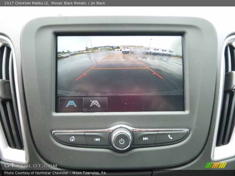 Mosaic Black Metallic / Jet Black 2017 Chevrolet Malibu LS