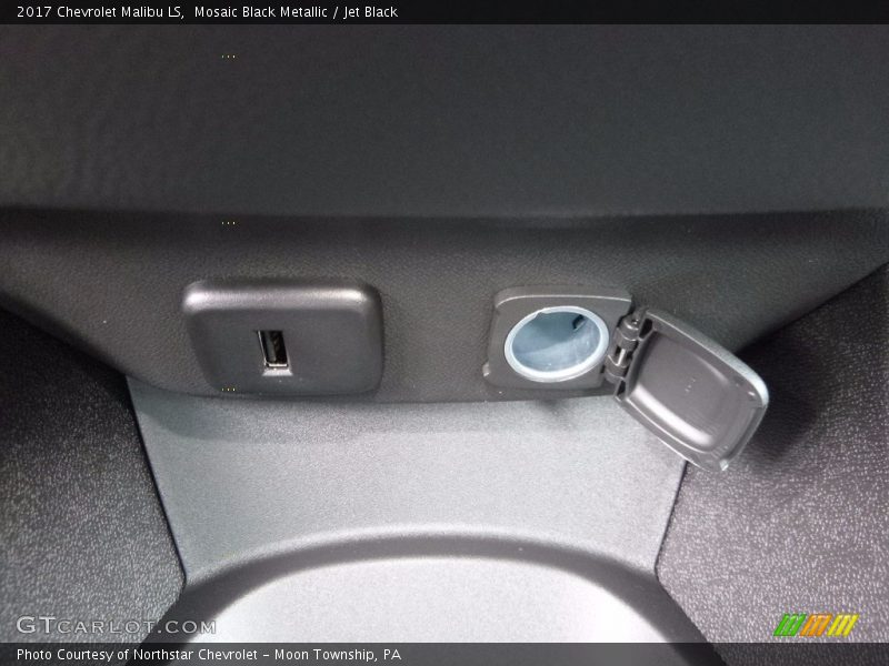 Mosaic Black Metallic / Jet Black 2017 Chevrolet Malibu LS