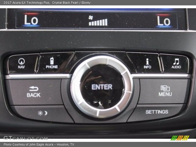 Crystal Black Pearl / Ebony 2017 Acura ILX Technology Plus