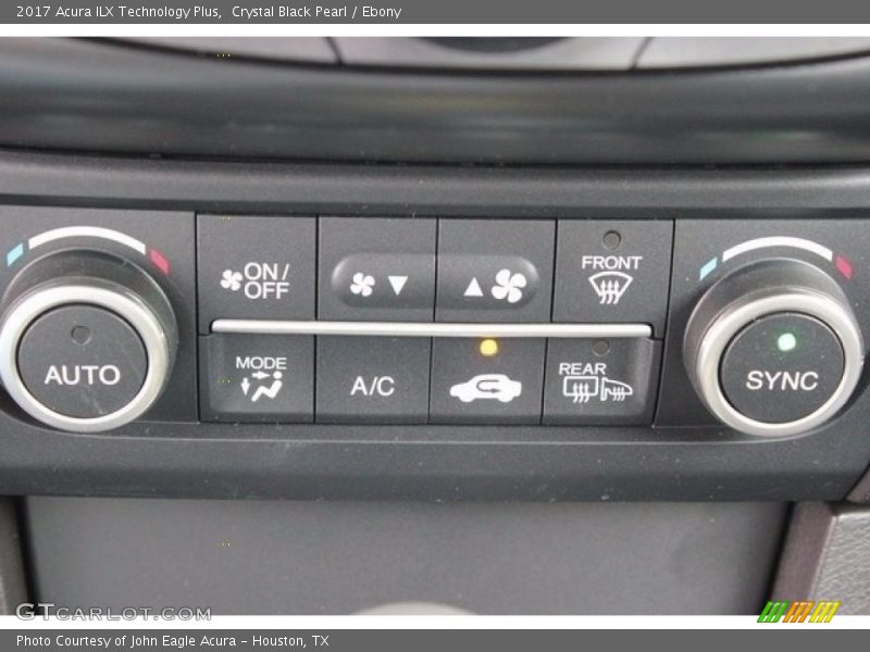 Crystal Black Pearl / Ebony 2017 Acura ILX Technology Plus