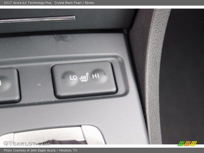 Crystal Black Pearl / Ebony 2017 Acura ILX Technology Plus