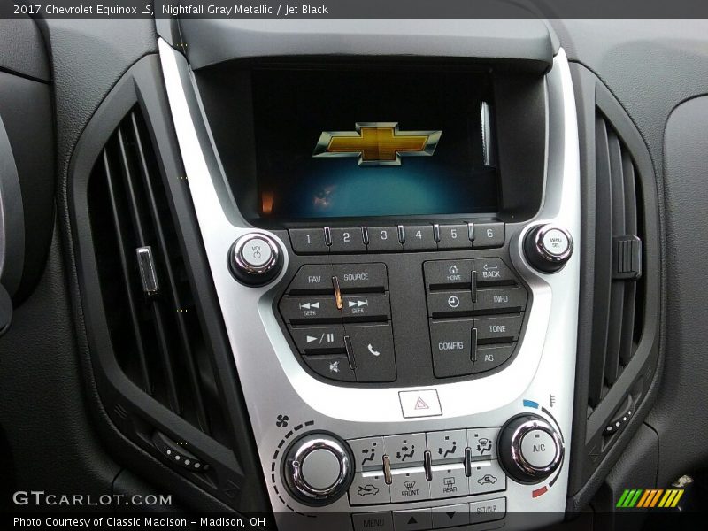 Nightfall Gray Metallic / Jet Black 2017 Chevrolet Equinox LS