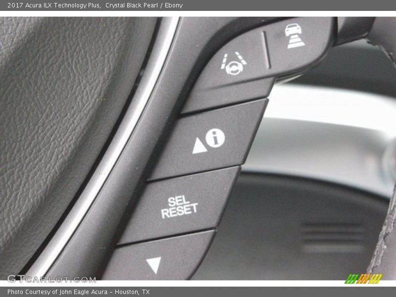 Crystal Black Pearl / Ebony 2017 Acura ILX Technology Plus