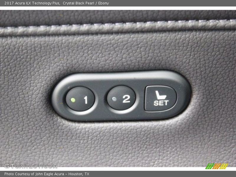 Crystal Black Pearl / Ebony 2017 Acura ILX Technology Plus