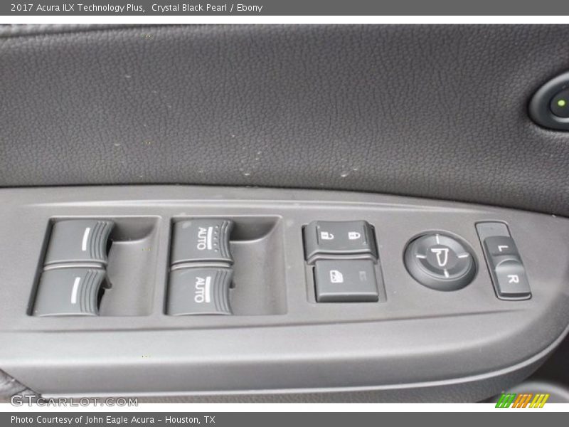 Crystal Black Pearl / Ebony 2017 Acura ILX Technology Plus