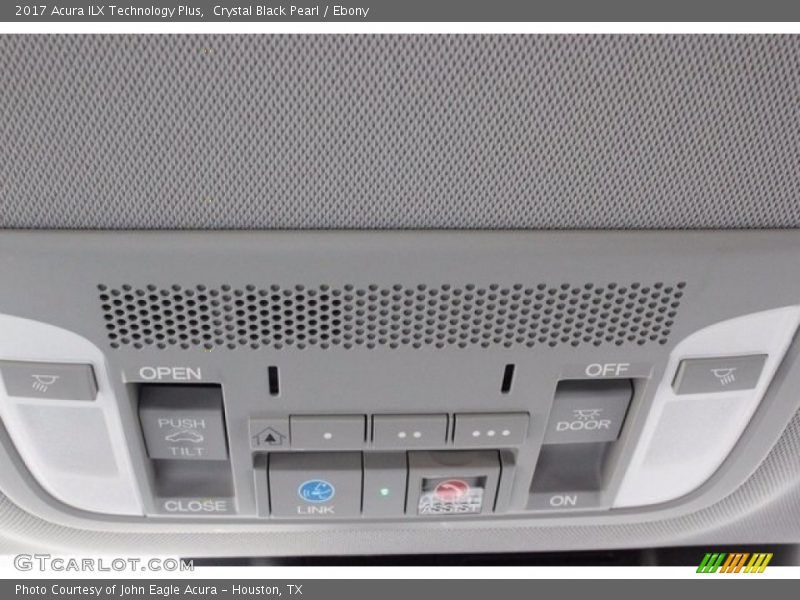 Crystal Black Pearl / Ebony 2017 Acura ILX Technology Plus