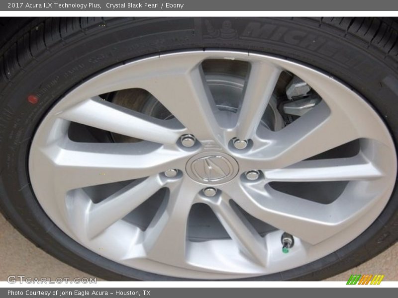 Crystal Black Pearl / Ebony 2017 Acura ILX Technology Plus