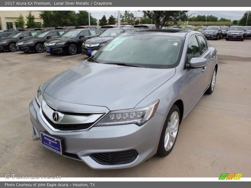 Lunar Silver Metallic / Graystone 2017 Acura ILX Premium