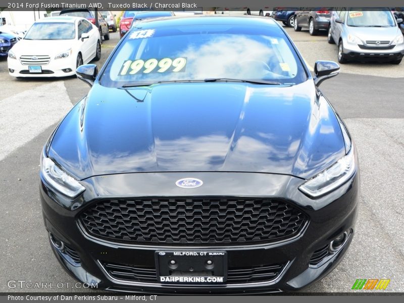 Tuxedo Black / Charcoal Black 2014 Ford Fusion Titanium AWD