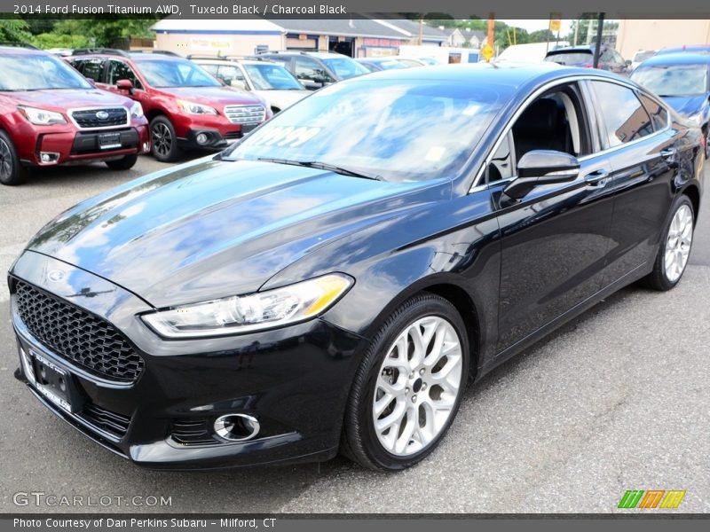 Tuxedo Black / Charcoal Black 2014 Ford Fusion Titanium AWD
