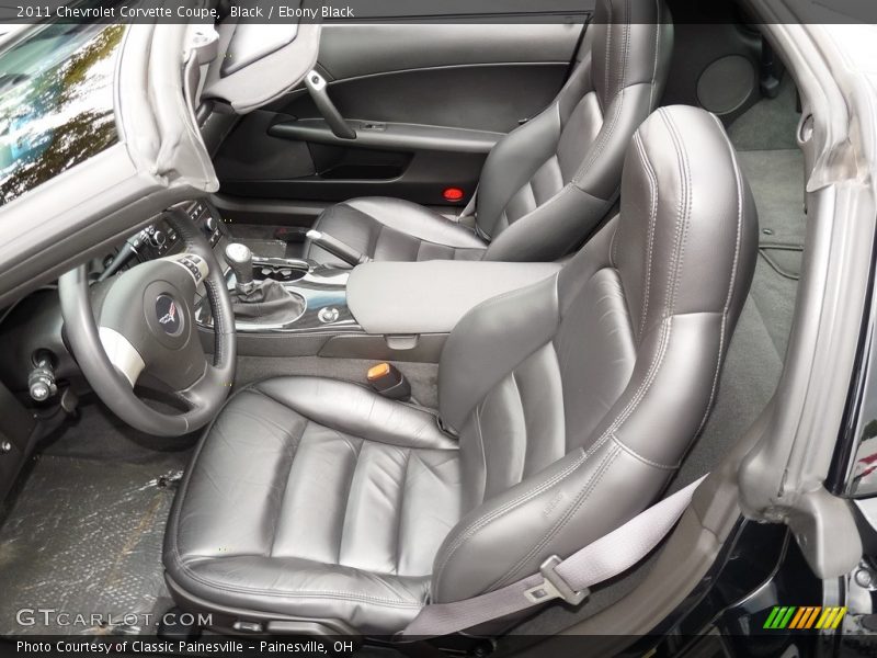  2011 Corvette Coupe Ebony Black Interior