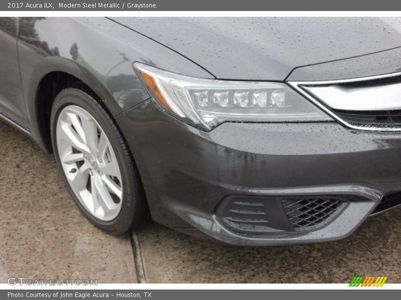 Modern Steel Metallic / Graystone 2017 Acura ILX
