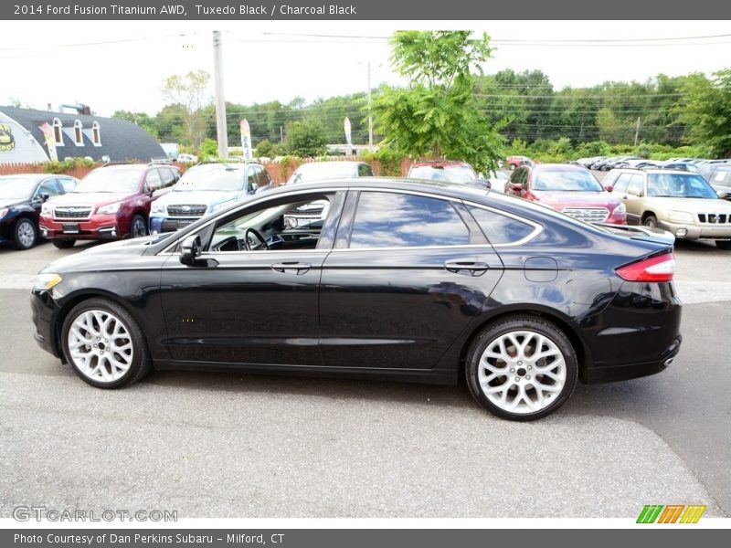Tuxedo Black / Charcoal Black 2014 Ford Fusion Titanium AWD