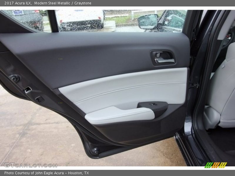 Modern Steel Metallic / Graystone 2017 Acura ILX