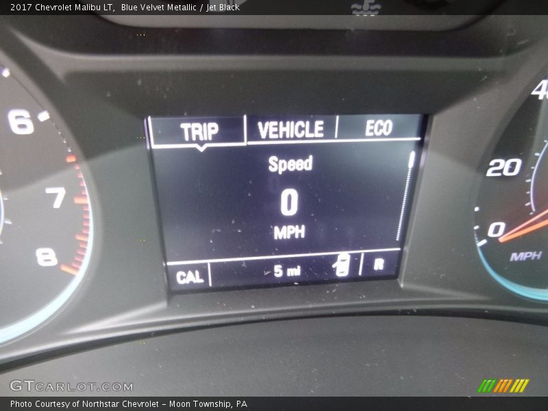Blue Velvet Metallic / Jet Black 2017 Chevrolet Malibu LT