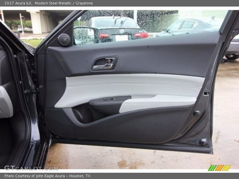 Modern Steel Metallic / Graystone 2017 Acura ILX