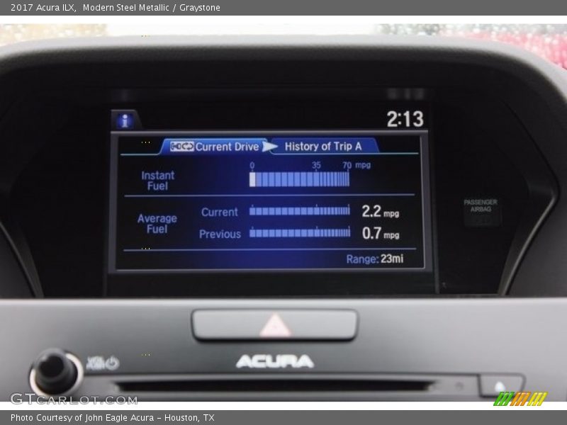 Modern Steel Metallic / Graystone 2017 Acura ILX