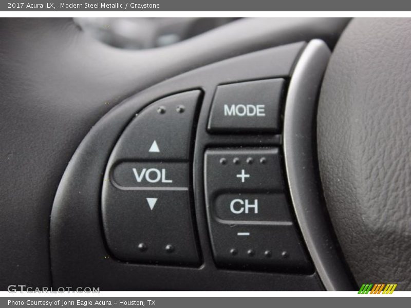 Modern Steel Metallic / Graystone 2017 Acura ILX