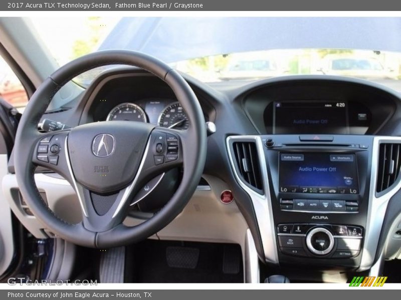 Fathom Blue Pearl / Graystone 2017 Acura TLX Technology Sedan