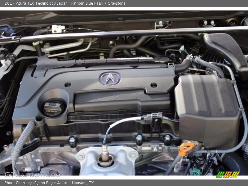 Fathom Blue Pearl / Graystone 2017 Acura TLX Technology Sedan