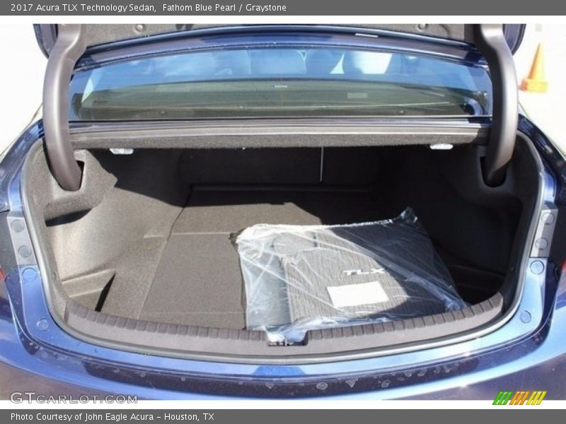 Fathom Blue Pearl / Graystone 2017 Acura TLX Technology Sedan