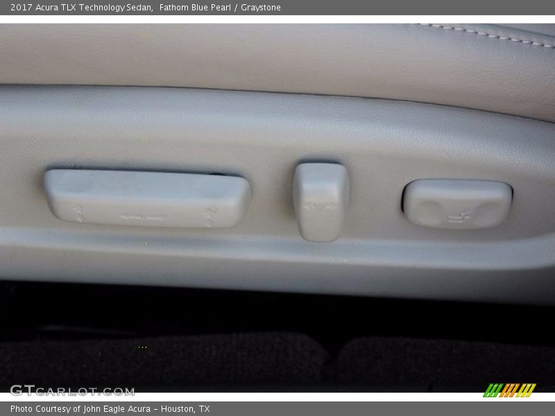 Fathom Blue Pearl / Graystone 2017 Acura TLX Technology Sedan