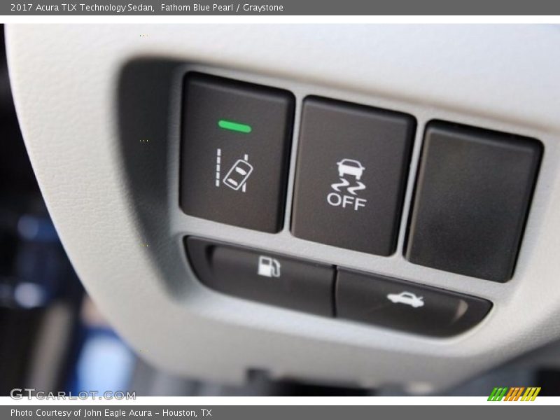 Fathom Blue Pearl / Graystone 2017 Acura TLX Technology Sedan