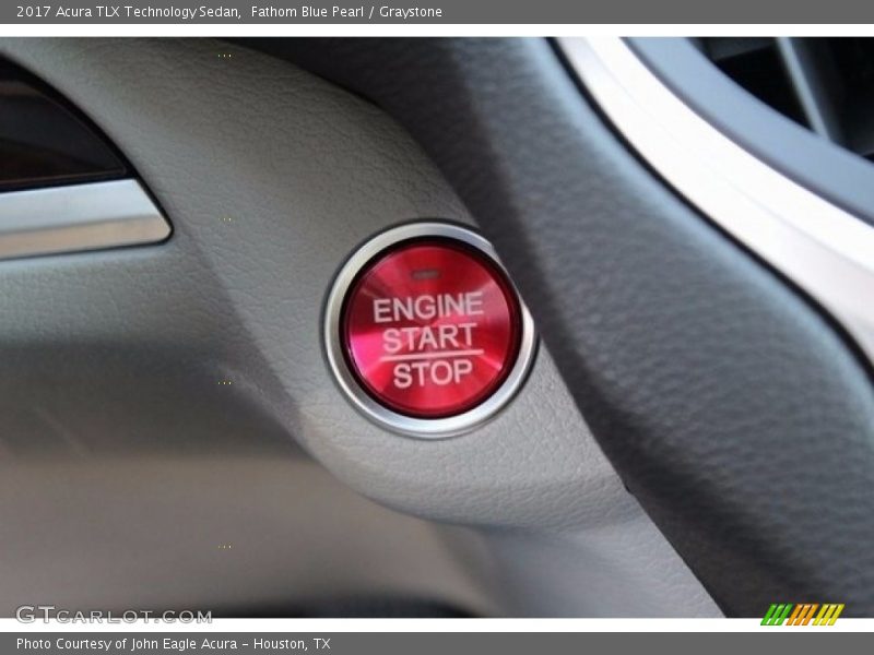 Fathom Blue Pearl / Graystone 2017 Acura TLX Technology Sedan