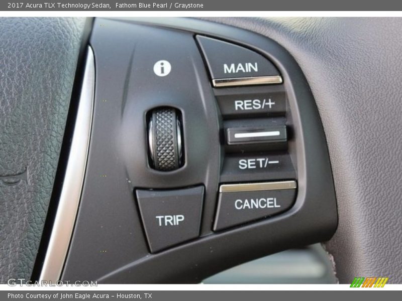 Fathom Blue Pearl / Graystone 2017 Acura TLX Technology Sedan