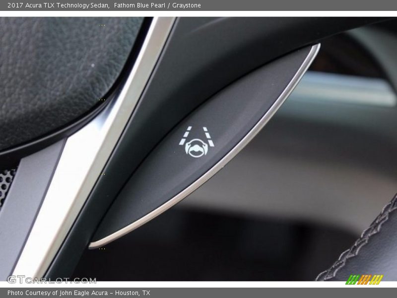 Fathom Blue Pearl / Graystone 2017 Acura TLX Technology Sedan