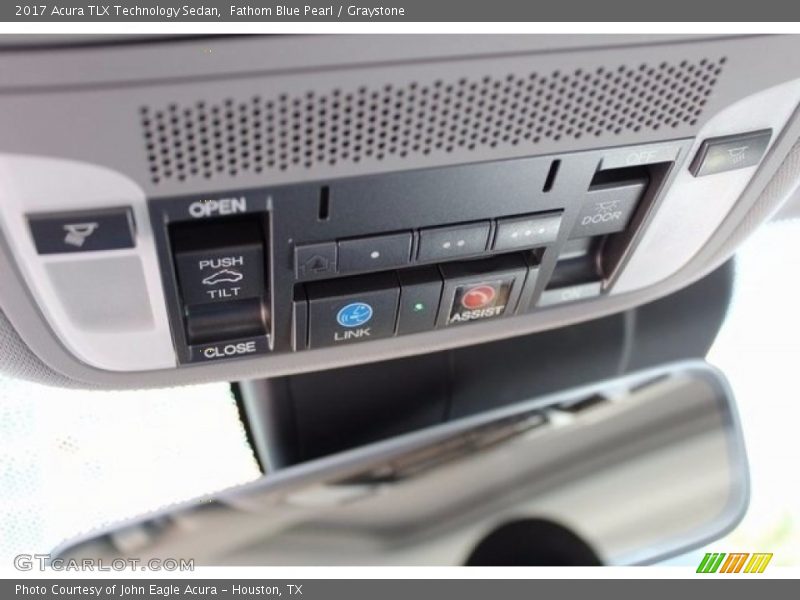 Fathom Blue Pearl / Graystone 2017 Acura TLX Technology Sedan