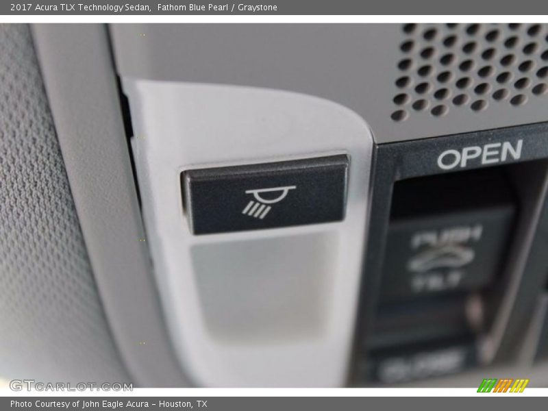 Fathom Blue Pearl / Graystone 2017 Acura TLX Technology Sedan