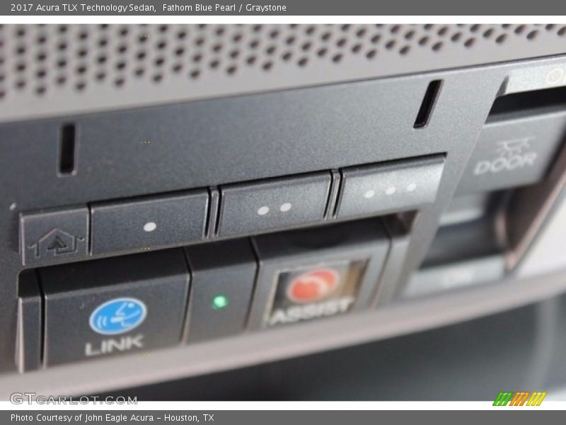 Fathom Blue Pearl / Graystone 2017 Acura TLX Technology Sedan