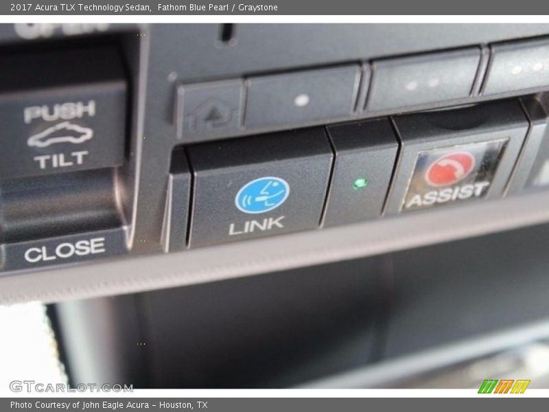 Fathom Blue Pearl / Graystone 2017 Acura TLX Technology Sedan