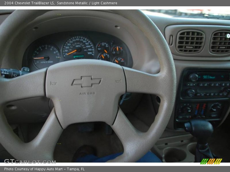 Sandstone Metallic / Light Cashmere 2004 Chevrolet TrailBlazer LS