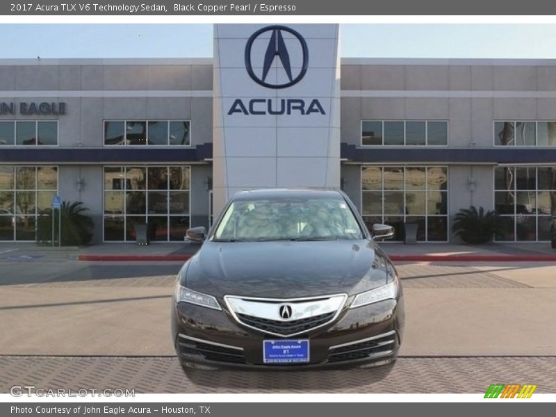 Black Copper Pearl / Espresso 2017 Acura TLX V6 Technology Sedan