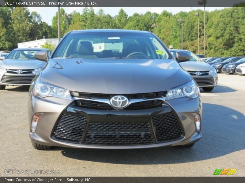 Predawn Gray Mica / Black 2017 Toyota Camry SE