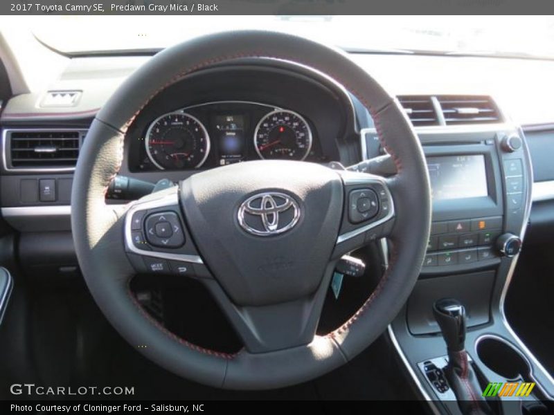 Predawn Gray Mica / Black 2017 Toyota Camry SE