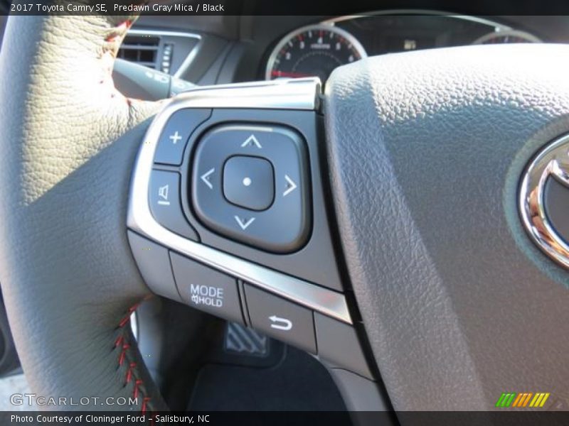 Predawn Gray Mica / Black 2017 Toyota Camry SE
