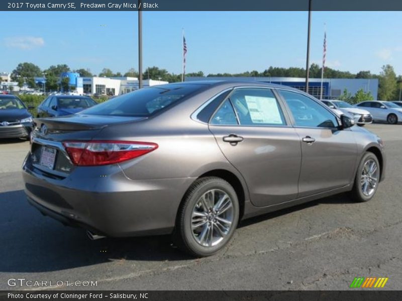 Predawn Gray Mica / Black 2017 Toyota Camry SE