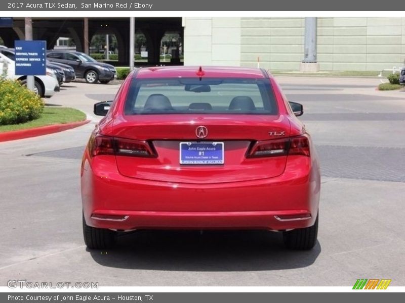 San Marino Red / Ebony 2017 Acura TLX Sedan