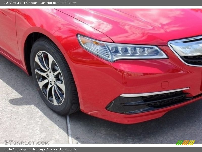 San Marino Red / Ebony 2017 Acura TLX Sedan