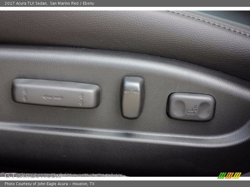 San Marino Red / Ebony 2017 Acura TLX Sedan