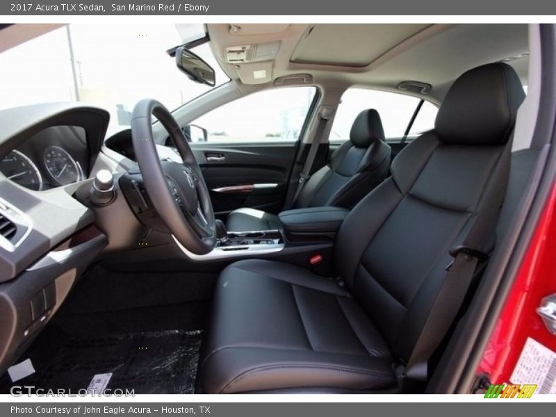 San Marino Red / Ebony 2017 Acura TLX Sedan