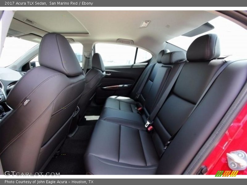 Rear Seat of 2017 TLX Sedan